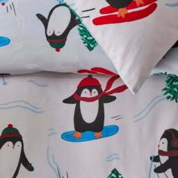 Penguin Duvet Cover & Pillowcase Set - thumbnail 3