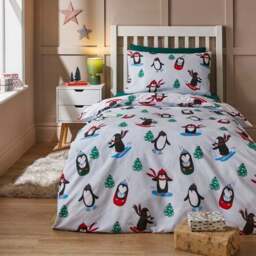 Penguin Duvet Cover & Pillowcase Set - thumbnail 2