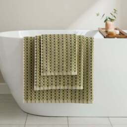 Rice Weave Cotton Towel - thumbnail 2