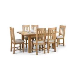Astoria 4-6 Seater Rectangular Extendable Dining Table, Solid Oak - thumbnail 4