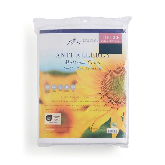 Fogarty Cotton Anti-Allergy Zipped Mattress Cover