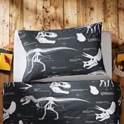 Fossil Forager 100% Cotton Duvet Cover and Pillowcase Set - thumbnail 3