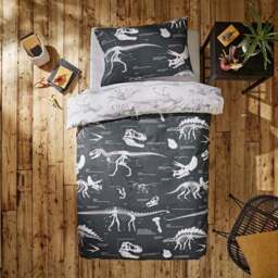 Fossil Forager 100% Cotton Duvet Cover and Pillowcase Set - thumbnail 2