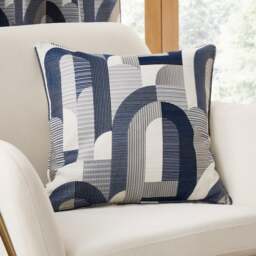 Alvin Geometric Jacquard Cushion