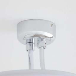 Cortez 2 Arm LED Chrome Semi Flush Ceiling Light - thumbnail 4