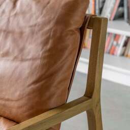 Davis Leather Lounge Chair - thumbnail 3