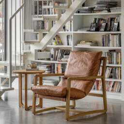 Davis Leather Lounge Chair