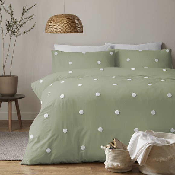 Appletree Dot 100% Cotton Duvet Cover and Pillowcase Set - image 1