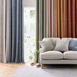 Vintage Chenille Pencil Pleat Curtains - thumbnail 6