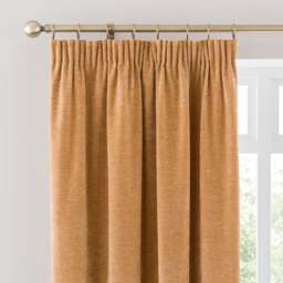 Vintage Chenille Pencil Pleat Curtains - thumbnail 1