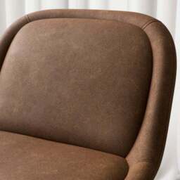 Lyle Gaslift Barstool, Faux Leather - thumbnail 3