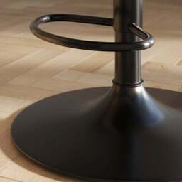 Lyle Gaslift Barstool, Faux Leather - thumbnail 5