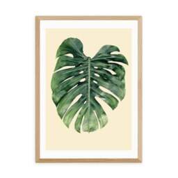 East End Prints Monstera Leaf Print - thumbnail 2