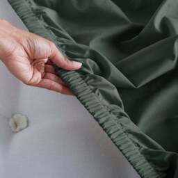 100% Egyptian Cotton 220 Thread Count True Grip® Fitted Sheet - thumbnail 6