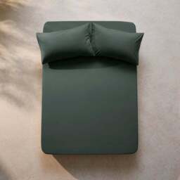 100% Egyptian Cotton 220 Thread Count True Grip® Fitted Sheet - thumbnail 5