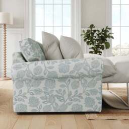 Flori Woven Floral Fabric 2 Seater Sofa Bed - thumbnail 2