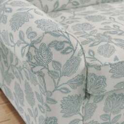 Flori Woven Floral Fabric 2 Seater Sofa Bed - thumbnail 5