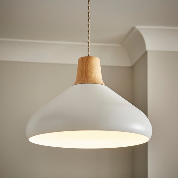 Elements Wolston Metal Easy Fit Pendant Shade - image 1