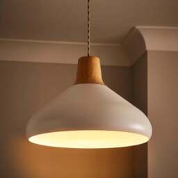 Elements Wolston Metal Easy Fit Pendant Shade - thumbnail 2
