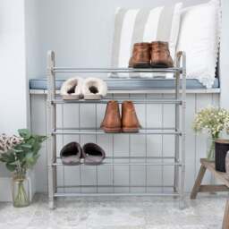 Addis Metallic 5 Tier Shoe Rack - thumbnail 1