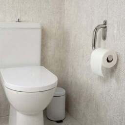 Invisible Creations Classic Left Handed Toilet Roll Holder - thumbnail 2