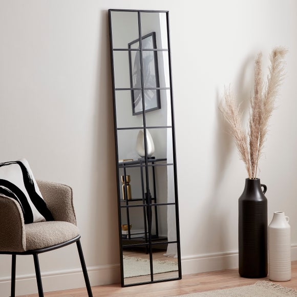 Window Full Length Leaner Indoor Outdoor Mirror - image 1