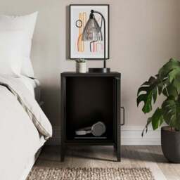Helga Metal Bedside Table - thumbnail 2