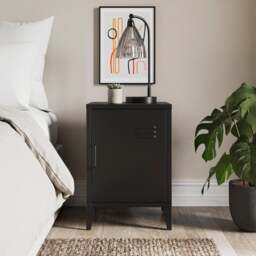 Helga Metal Bedside Table - thumbnail 1