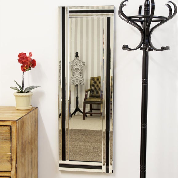Westbury Abstract Rectangle Full Length Wall Mirror