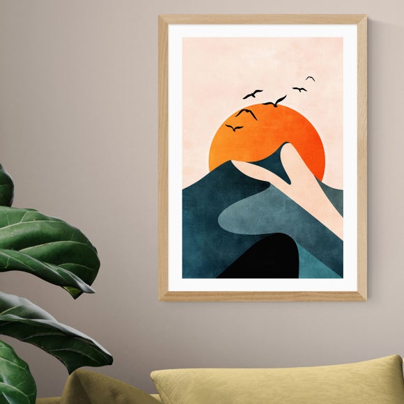 East End Prints Sunset Mountain Print - image 1