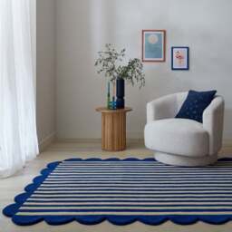 Milo Scallop Wool Rug - thumbnail 1