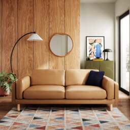Newton Vintage Leather 4 Seater Sofa - thumbnail 1