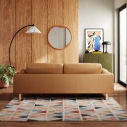 Newton Vintage Leather 4 Seater Sofa - thumbnail 3