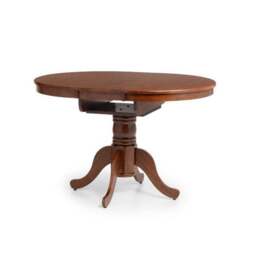 Canterbury 4-6 Seater Round to Oval Dining Table with 4 Chairs, Brown - thumbnail 3
