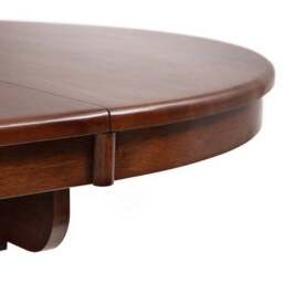 Canterbury 4-6 Seater Round to Oval Dining Table with 4 Chairs, Brown - thumbnail 4