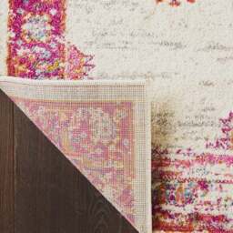 Ivory and Fuchsia Passion Rug - thumbnail 6
