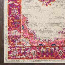 Ivory and Fuchsia Passion Rug - thumbnail 5