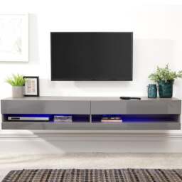 "Galicia LED Wide Floating Wall TV Unit for TVs up to 67"""