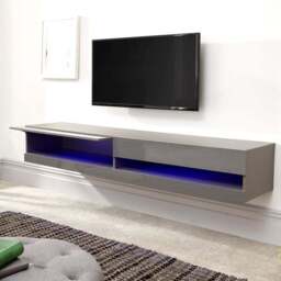 "Galicia LED Wide Floating Wall TV Unit for TVs up to 67""" - thumbnail 2