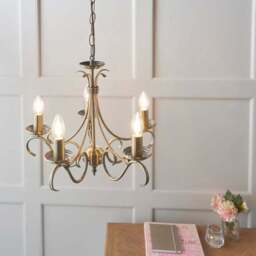 Vogue Bernice Candelabra 5 Light Chandelier - thumbnail 3