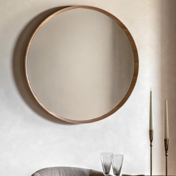 Cedar & Sage Haven Round Wall Mirror - image 1