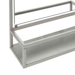 London Rectangle Wall Mirror with Shelf - thumbnail 3