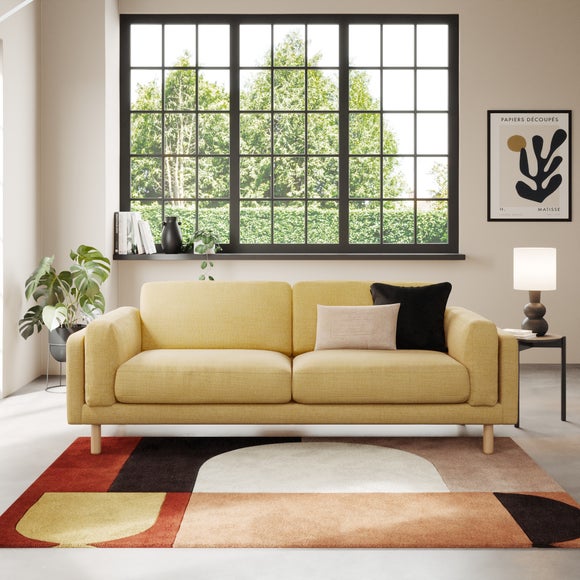 Newton Chunky Tonal Weave 4 Seater Sofa - image 1