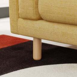Newton Chunky Tonal Weave 4 Seater Sofa - thumbnail 5