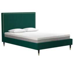 Cosmo Living Audrey Bed Frame, Velvet - thumbnail 4