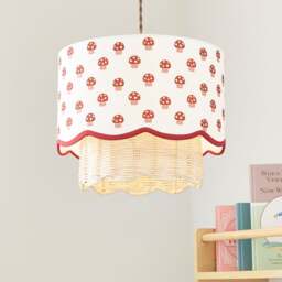 Millie the Mushroom Scallop Easy Fit Lamp Shade - thumbnail 1