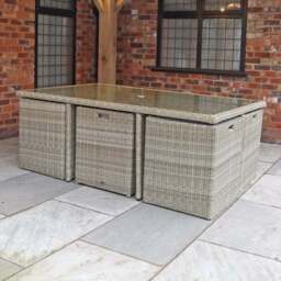 Wentworth 10 Seater Outdoor Cube Dining Set - thumbnail 5
