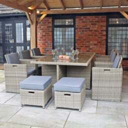 Wentworth 10 Seater Outdoor Cube Dining Set - thumbnail 2