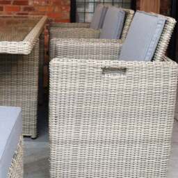 Wentworth 10 Seater Outdoor Cube Dining Set - thumbnail 3