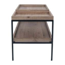 Pacific Gallery Lam Coffee Table, Light Wood Effect - thumbnail 5